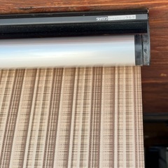タチカワ ロールスクリーン ラルク 防災 横128cm 高さ185cm 天井取付金具付 立川ブラインド プルコードタイプ 2の画像