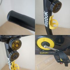 Reebok リーボック フィットネスバイク GB40-19 コードレス LCD 心拍センサー RVON-10101BK-19 エアロバイク スピンバイクの画像