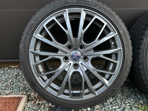 225/40R18 レアマイスター L-Fファースト 18インチ アルミホイール スタッドレスタイヤ付き 4本セット 225/40R18 レアマイスター L-Fファースト 18インチ アルミホイール