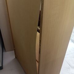 リユースのサカイ栃木店★ジモティ割あり★  本棚 ライトブラウン W58×D29.5×H119.5 クリーニング済み TC12028の画像