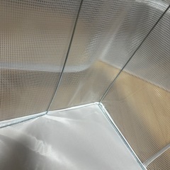 クリア収納ボックス   折畳み 自立式 4個セットの画像