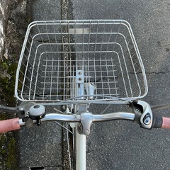 ＜整備済＞シティサイクル・27インチ自転車・内装3段変速・鍵付き ホワイト LEDオートライト・パンク無料修理券付の画像