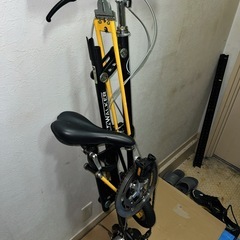 引き取り限定　折りたたみ自転車　3段変速　エクスウォーカー
の画像