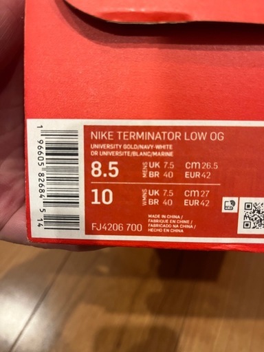 NIKE ターミネーター
