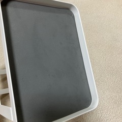 山崎実業 YAMAZAKI プレート トイレットペーパーホルダー上ラック 2段 ホワイト 4436の画像