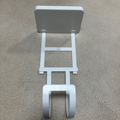 山崎実業 YAMAZAKI プレート トイレットペーパーホルダー上ラック 2段 ホワイト 4436の画像