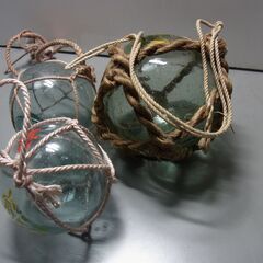   097　ガラス製装飾球 3個セット　送料込みの画像