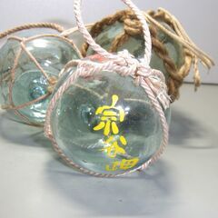   097　ガラス製装飾球 3個セット　送料込みの画像