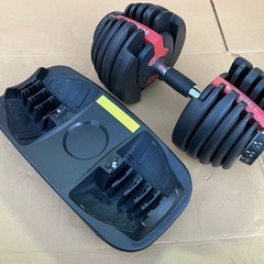 可変式ダンベル 24キロ 2個セット アジャスタブルダンベルの画像