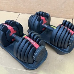 可変式ダンベル 24キロ 2個セット アジャスタブルダンベルの画像