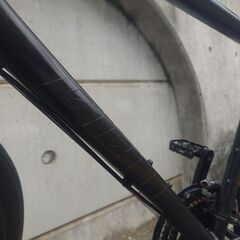 ジャイアントlクロスバイク黒の画像