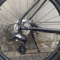 ジャイアントlクロスバイク黒の画像