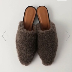 ユナイテッドアローズ　<RUBAN>ボア スライドミュールの画像