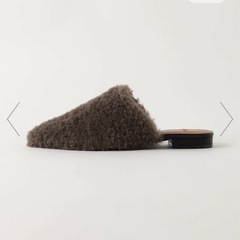 ユナイテッドアローズ　<RUBAN>ボア スライドミュールの画像