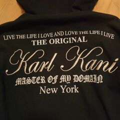 Karl Kani（カールカナイ）　パーカー古着。サイズXLの画像