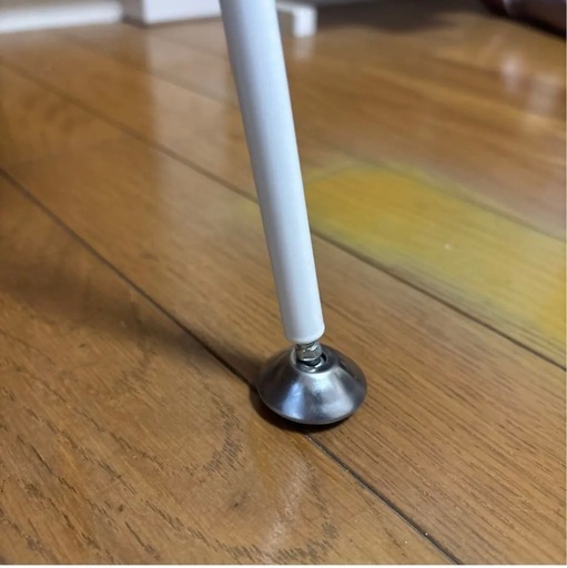 《美品》ガラス天板 ローテーブル コーヒーテーブル　ホワイト