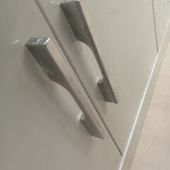 リユースのサカイ栃木店★ジモティ割あり★ NITORI レンジ台 ホワイト W89.5×D39.5×H89 クリーニング済み TC12033の画像