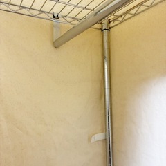 3段スチールハンガーラックの画像