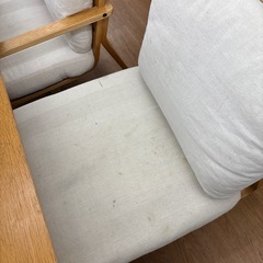 ☆ドリーム荒牧店☆ジモティー割引有☆良品計画/ベンチダイニング4点セットの画像