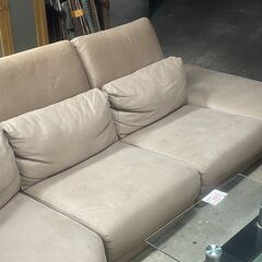 リサイクルショップどりーむ天保山店　No5385 ４ピース連結コーナーソファ　大型家具　４つのパーツに分割可能　バラシて使用してもいいですね♪　ヘッドレスト５か所可動　くつろげるゆったりソファ♪　※テーブル別売りの画像