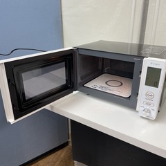 R645 ☀️ Eangle フラット電子レンジ （18L / ヘルツフリー）21年製 ANG-MO-A5 ⭐ 動作確認済 ⭐ クリーニング済の画像