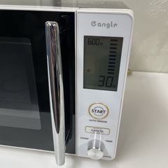 R645 ☀️ Eangle フラット電子レンジ （18L / ヘルツフリー）21年製 ANG-MO-A5 ⭐ 動作確認済 ⭐ クリーニング済の画像