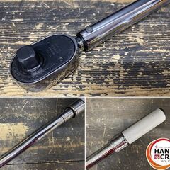 【久留米】【引き取り限定】【中古品】Snap-on スナップオン QD3RN200A トルクレンチ 全長:483mm 差込角:1/2SQ トルク調整範囲:40-200Nm ケース付の画像