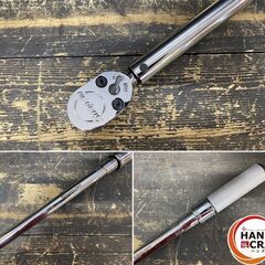 【久留米】【引き取り限定】【中古品】Snap-on スナップオン QD3RN200A トルクレンチ 全長:483mm 差込角:1/2SQ トルク調整範囲:40-200Nm ケース付の画像