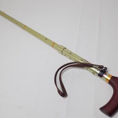 【ほぼ未使用品】TacaoFテイコブ　折畳ステッキ　折畳杖　長さ725mm～825mm　【非対面取引です】　　の画像