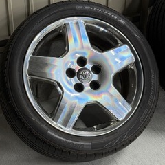 セルシオ　30 後期　eR メッキホイール　タイヤ⚪︎ 114.3 倉庫保管
の画像