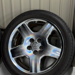 セルシオ　30 後期　eR メッキホイール　タイヤ⚪︎ 114.3 倉庫保管
の画像