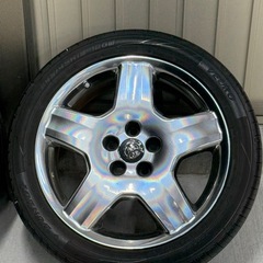 セルシオ　30 後期　eR メッキホイール　タイヤ⚪︎ 114.3 倉庫保管
の画像