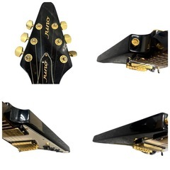 JUNO FV フライングV エレキギター ブラックKORINA コリーナタイプの画像