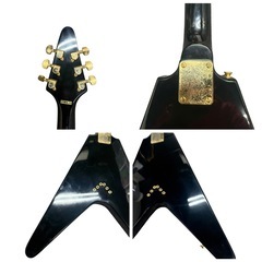 JUNO FV フライングV エレキギター ブラックKORINA コリーナタイプの画像