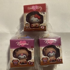 サンリオ ミニチュアパッケージコレクション ガシャポン3個
の画像