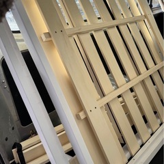 セミダブル ベットフレーム マットレスの画像