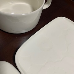 marimekko Unikko プレート 2皿&カップ2個の画像