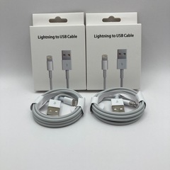 【新品】USBライトニングケーブル　1メートル　２本の画像
