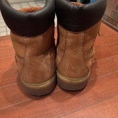Timberland ブラウン ワークブーツ82\1の画像