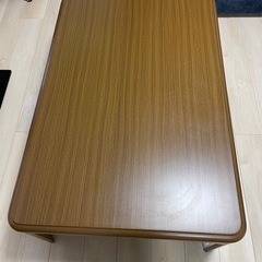 モダンデコ　家具調こたつ　120×80の画像