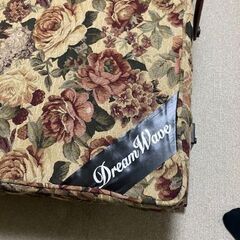 折り畳みセミダブルベッド（背中は手動でリクライニング）値下げの画像