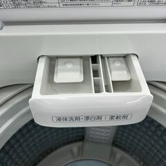 ★リユースのサカイ高崎店★TJ13704 AQW-GV70J（W） 洗濯機 7kg 2021年製 動作確認／クリーニング済みの画像