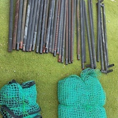 引き取り限定・東海岐阜県【庭設置OK】野球用バッティングネット 3m×3m×3m 自主練 　引退品の画像