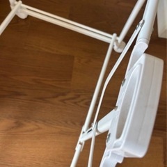 ニトリ折りたたみできる大容量室内物干し ホワイトの画像