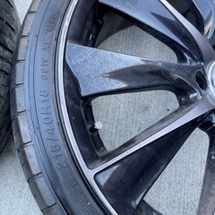 RAYS Black Label 215/40R18 タイヤ付き 4本セットの画像