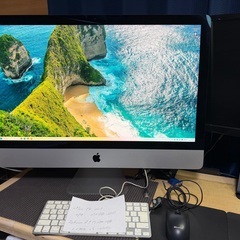 美品！格安！ iMac 27インチ 5Kモデル 2015 メモリ16GB SSD256GB Win11Proも使えますの画像