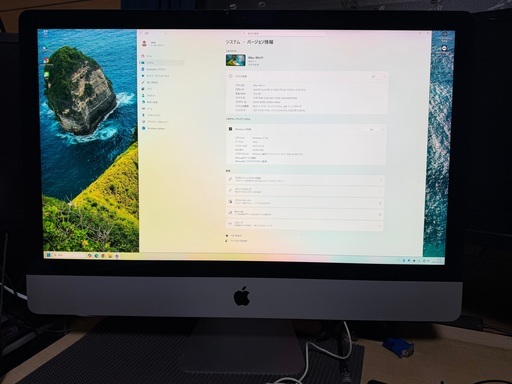 美品！格安！手渡し限定でお願いします！ iMac 27インチ 5Kモデル 2015 メモリ16GB SSD256GB Win11Pro