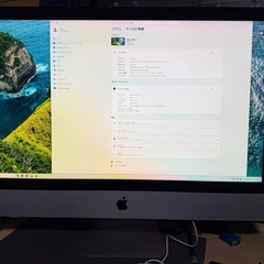 美品！格安！ iMac 27インチ 5Kモデル 2015 メモリ16GB SSD256GB Win11Proも使えますの画像