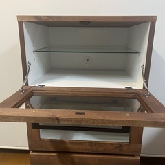 【美品】今村家具　天然木　AVボードの画像