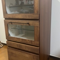 【美品】今村家具　天然木　AVボードの画像